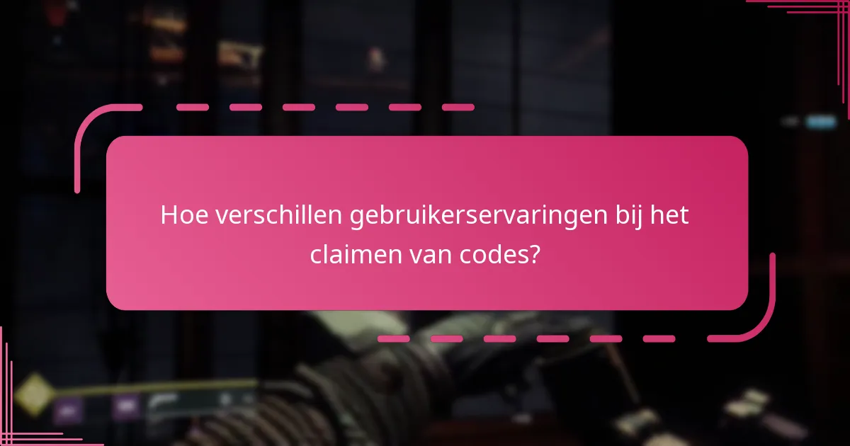 Welke soorten codes kunnen in Destiny 2 worden geclaimd?
