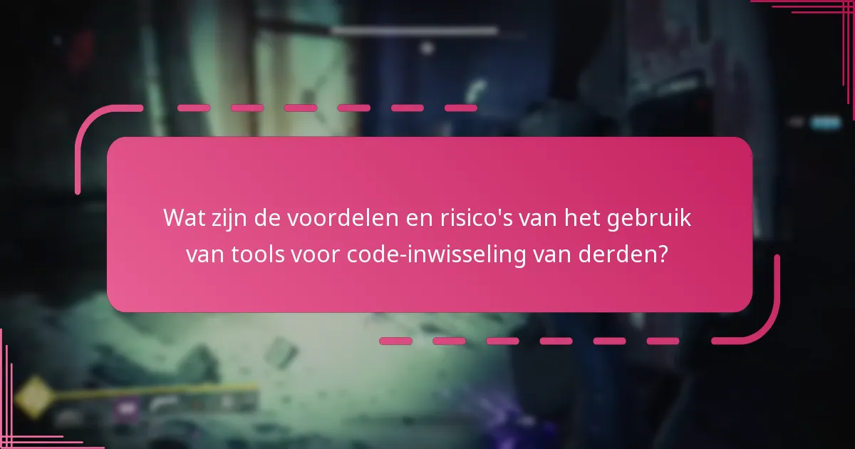 Hoe beïnvloeden aanbevelingen vanuit de community de praktijken voor code-inwisseling?