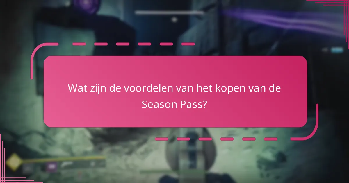 Welke platforms ondersteunen Destiny 2 Season Pass-beloningen?